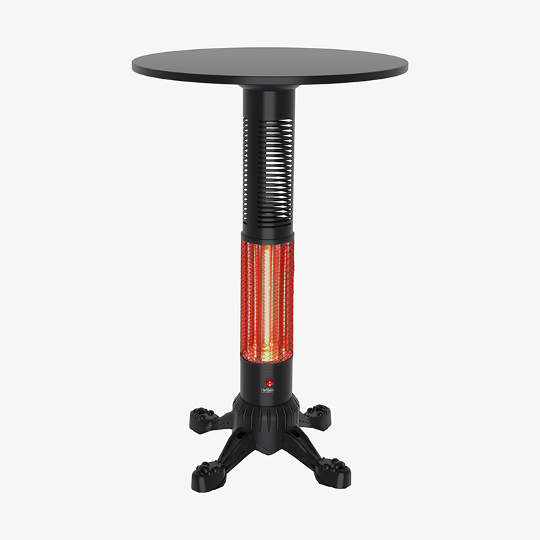 Hottable Tekno Masa Tipi Dış Mekan Kafe Restorant İnfrared Isıtıcı 1500 Watt