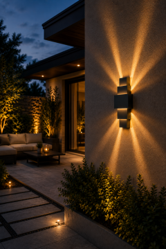 Kirpi 8 Watt Antrasit Kasa Led Gün Işığı Duvar Aplik