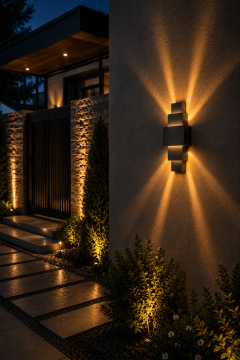 Kirpi 8 Watt Antrasit Kasa Led Gün Işığı Duvar Aplik
