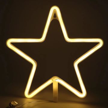 Led Neon Yıldız Dış Mekan Bahçe Yılbaşı Süsleme SNC-801-1