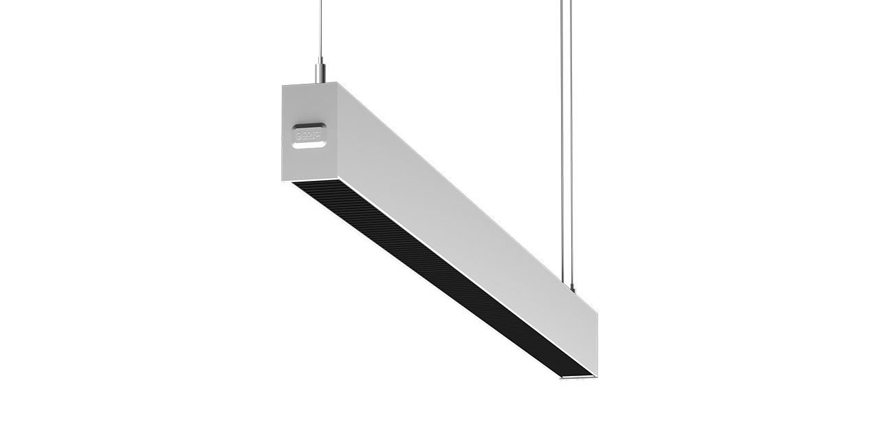 Goya 51 Watt Samsung Ledli Kamaşma Önleyici Dekoratif Sarkıt Linear Armatür 180CM GY 8054-180 3000  K (Gün Işığı) - Beyaz - Tavaya Montaj