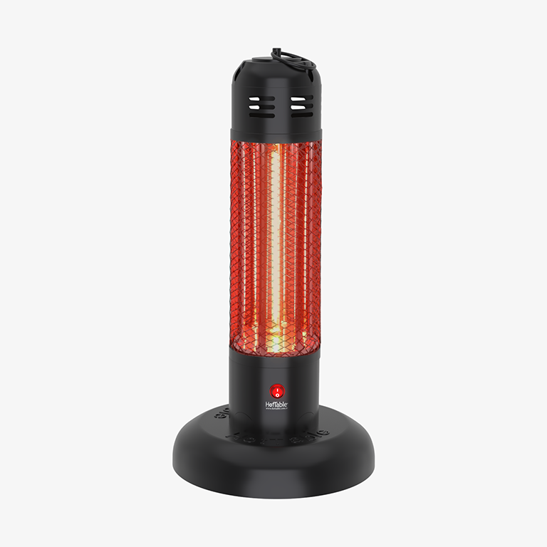 Hottable Tekno Mobil Elde Taşınabilir Dış Mekan Kafe Restorant İnfrared Isıtıcı 1500W