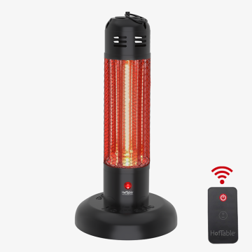 Hottable Tekno Plus Kumandalı Mobil Elde Taşınabilir Dış Mekan Kafe Restorant İnfrared Isıtıcı 2000W