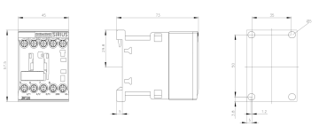 Siemens 7A 3kW 24V Dc Sirius Kontaktör 3RT2015-1BB41