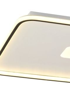 Eris Modern Dekoratif Kare Plafonyer Led Avize Aydınlatma 3 Renk Modlu KOZ8050 60x60CM - Dimli