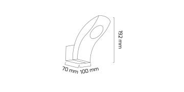 Goya 10W Dış Mekan Dekoratif Led Duvar Aplik Aydınlatma GY 6237