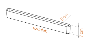 Samsung Led Tridonic Trafolu Oval Sıva Üstü Ahşap Linear Armatür 5x7 Cm Kasa Linear Aydınlatma
