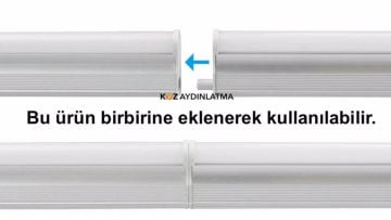 Noas 14W 90 Cm T5 Eklenebilir Led Bant Armatür Beyaz Işık YL97-1400