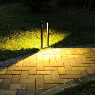 Goya 12W Dış Mekan Modern Led Bahçe Yol Aydınlatması Bollard Aydınlatma GY6251