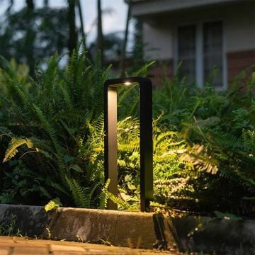 Goya 12W Dış Mekan Modern Led Bahçe Yol Aydınlatması Bollard Aydınlatma GY6251