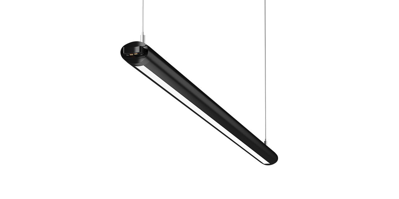 Goya 42 Watt Samsung Ledli Dekoratif Sarkıt Linear Armatür 153CM GY 8070-153 3000  K (Gün Işığı) - Siyah - Askılı