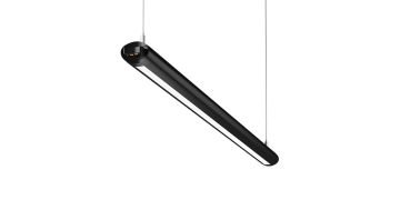 Goya 42 Watt Samsung Ledli Dekoratif Sarkıt Linear Armatür 153CM GY 8070-153 3000  K (Gün Işığı) - Siyah - Askılı