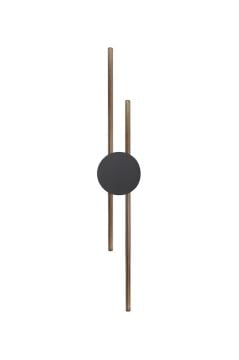 Dekoratif Çift Yönlü Duvar Aplik Armatür Eskitme Kasa 86CM 09408