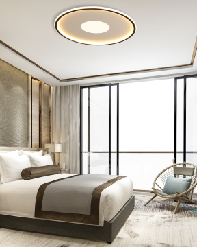 Sedna Modern Dekoratif Yuvarlak Plafonyer Led Avize Aydınlatma 3 Renk Modlu KOZ8052