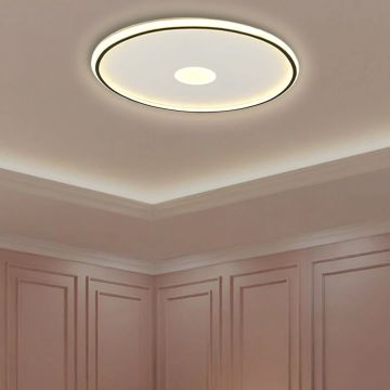 Sedna Modern Dekoratif Yuvarlak Plafonyer Led Avize Aydınlatma 3 Renk Modlu KOZ8052 40CM - Dimsiz