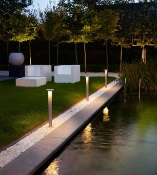 Goya 12W Dış Mekan Modern Led Yol Bahçe Armatürü Aydınlatma Bollard Aydınlatma GY 6254