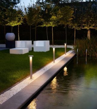 Goya 12W Dış Mekan Modern Led Yol Bahçe Armatürü Aydınlatma Bollard Aydınlatma GY 6255