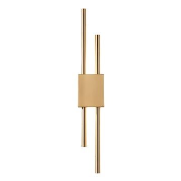 İskandinav Çift Yönlü Duvar Aplik Armatür Gold Kasa 50 CM