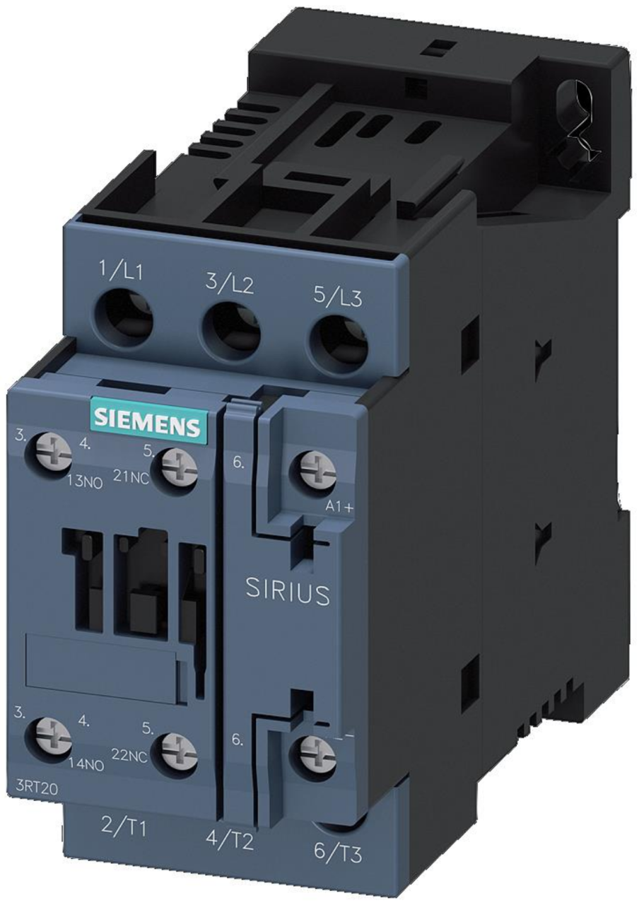 Siemens 12A 5.5kW 1NO+1NC Sirius Kontaktör 3RT2024-1AP00