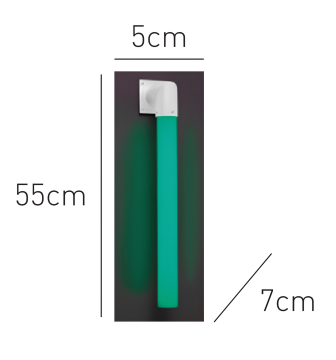 Miraç Led Duvar Minare Aydınlatma Aplik Armatürü Beyaz Kasa