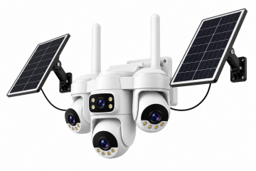 Cata 4 Kameralı Solar 4G SIM Kartlı Dış Mekan Güvenlik Kamerası CT-4056