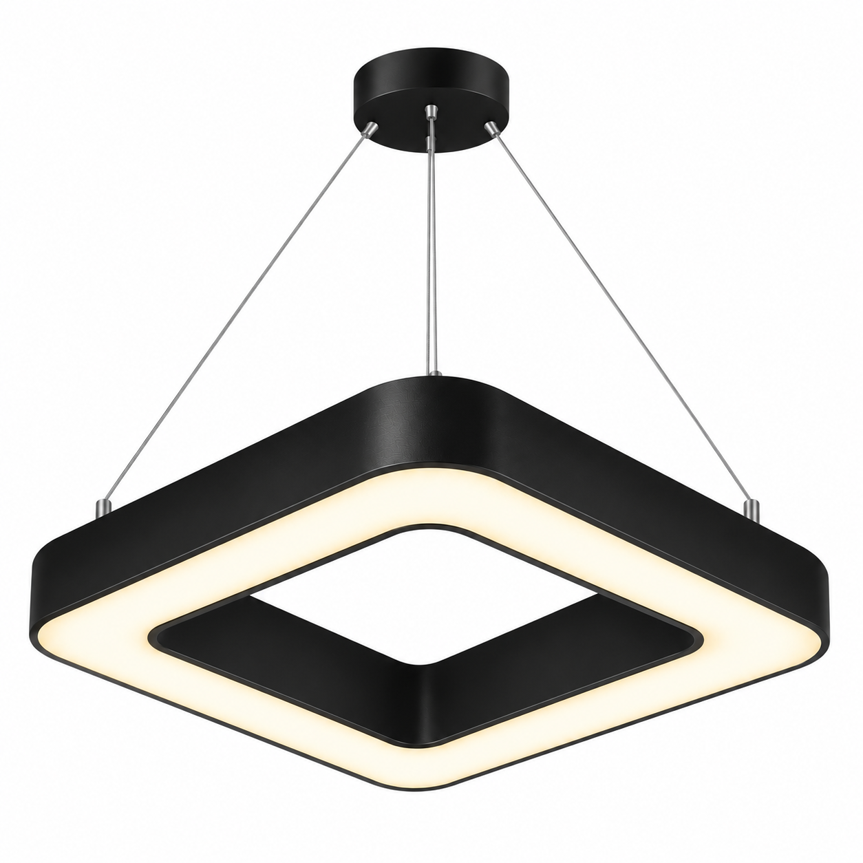 Oval Kare Led Linear Sarkıt Aydınlatma 3 Renkli 54W 60x60 Cm