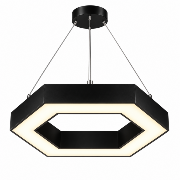 Altıgen Led Linear Sarkıt Aydınlatma 3 Renkli 54W 52x52 Cm