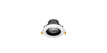 Goya 8 Watt Yuvarlak Dimlenebilir Samsung Ledli Spot Armatür GY 1741-8 4000K (Natural Işık) - Siyah - Beyaz - Dimli