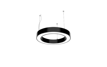 Yuvarlak Simit Linear Aydınlatma Modern Led Avize Lineer Armatür 8x7,5 Cm Kasa