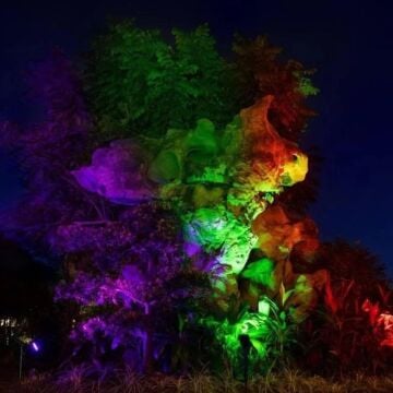 Cata RGB Solar Şarjlı Kazıklı Led Bahçe Aydınlatma Armatürü 18 Watt CT-7321