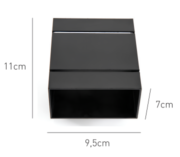 Nil Led Duvar Aydınlatma Aplik Armatürü Amber