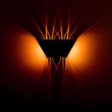 Dicle Led Duvar Aydınlatma Aplik Armatürü Amber