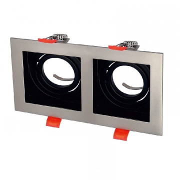 Cata Pars İkili Kare Satin Dekoratif Boş Kasa Spot ct-5226