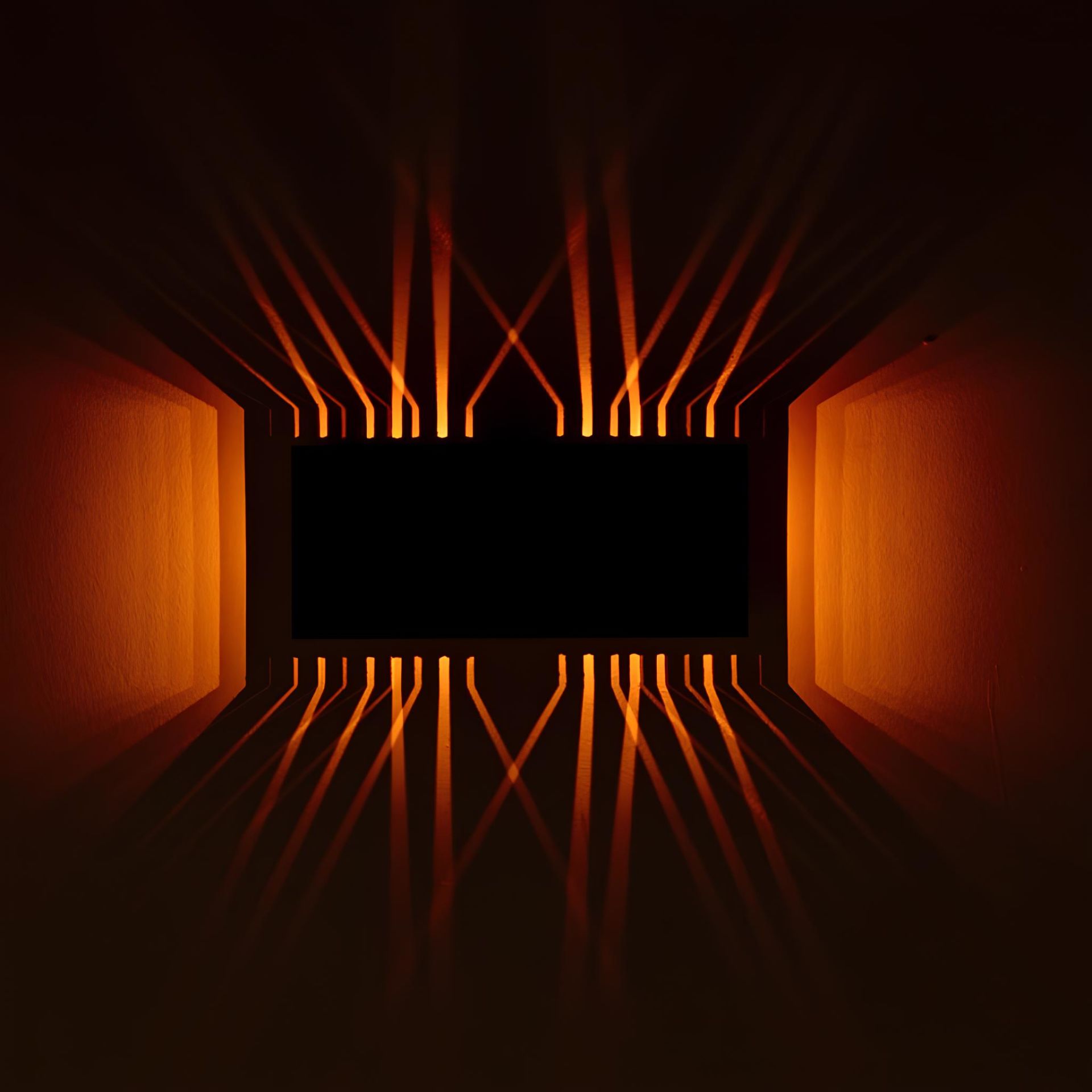 Fırat Led Duvar Aydınlatma Aplik Armatürü Amber