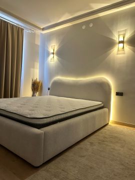 Kartal Led Duvar Aydınlatma Aplik Armatürü Krom Kasa Gün Işığı