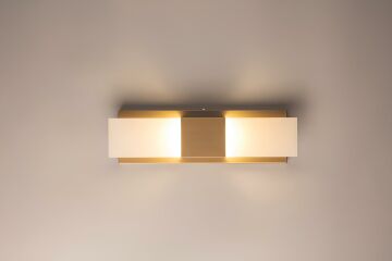 Kartal Led Duvar Aydınlatma Aplik Armatürü Gold Kasa Gün Işığı