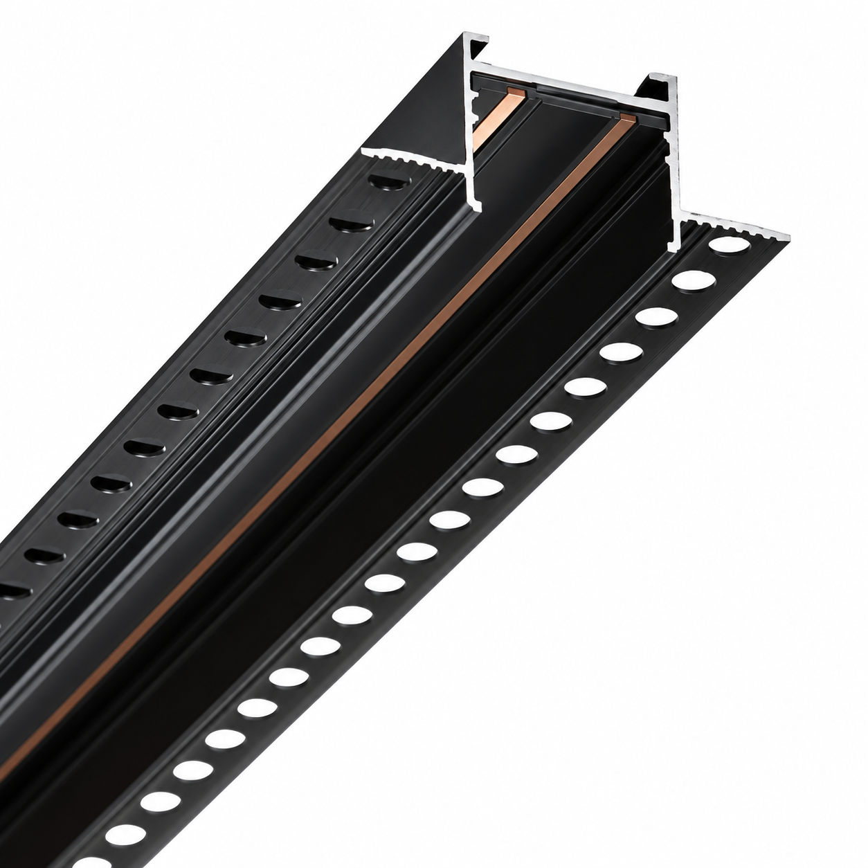 Forlife Magfit FL-6253 3 Metre Trimless Sıva Altı Magnet Ray Siyah Kasa