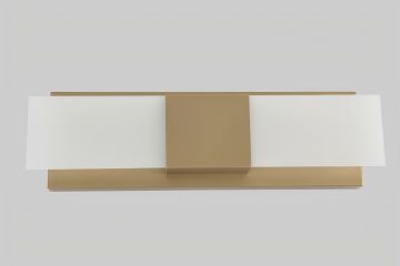 Kartal Led Duvar Aydınlatma Aplik Armatürü Gold Kasa Amber