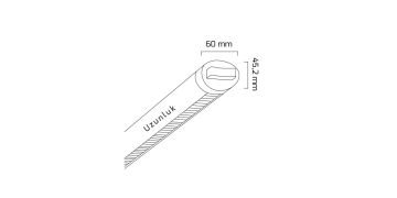 Goya 30 Watt Samsung Ledli Dekoratif Sarkıt Linear Armatür 64CM GY 8071-64