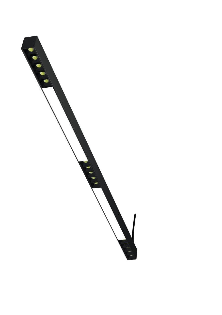 Sıva Altı Mercekli Led Linear Aydınlatma 280Cm Osram Led Gömme Lineer Armatür 5x3,4x3,4 Cm Kasa