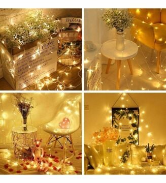 Flaşlı Bahçe Led Saçak Yılbaşı Süsü 10 Metre 100 Ledli Saçak Yılbaşı Ağacı Süsü Beyaz Kablo 24V SNC-506-3