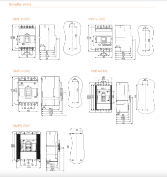 Viko 3x80 25kA 3 Kutuplu Kompakt Şalter VMF1-80-SN2