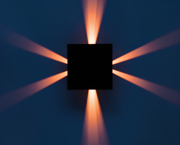Kırzı Led Duvar Aydınlatma Aplik Armatürü Amber