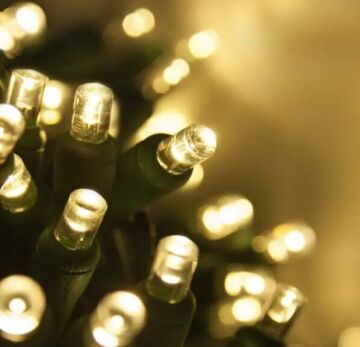 Bahçe Led Saçak Yılbaşı Süsü 10 Metre 100 Ledli Saçak Yılbaşı Ağacı Süsü Yeşil Kablo SNC-507-1