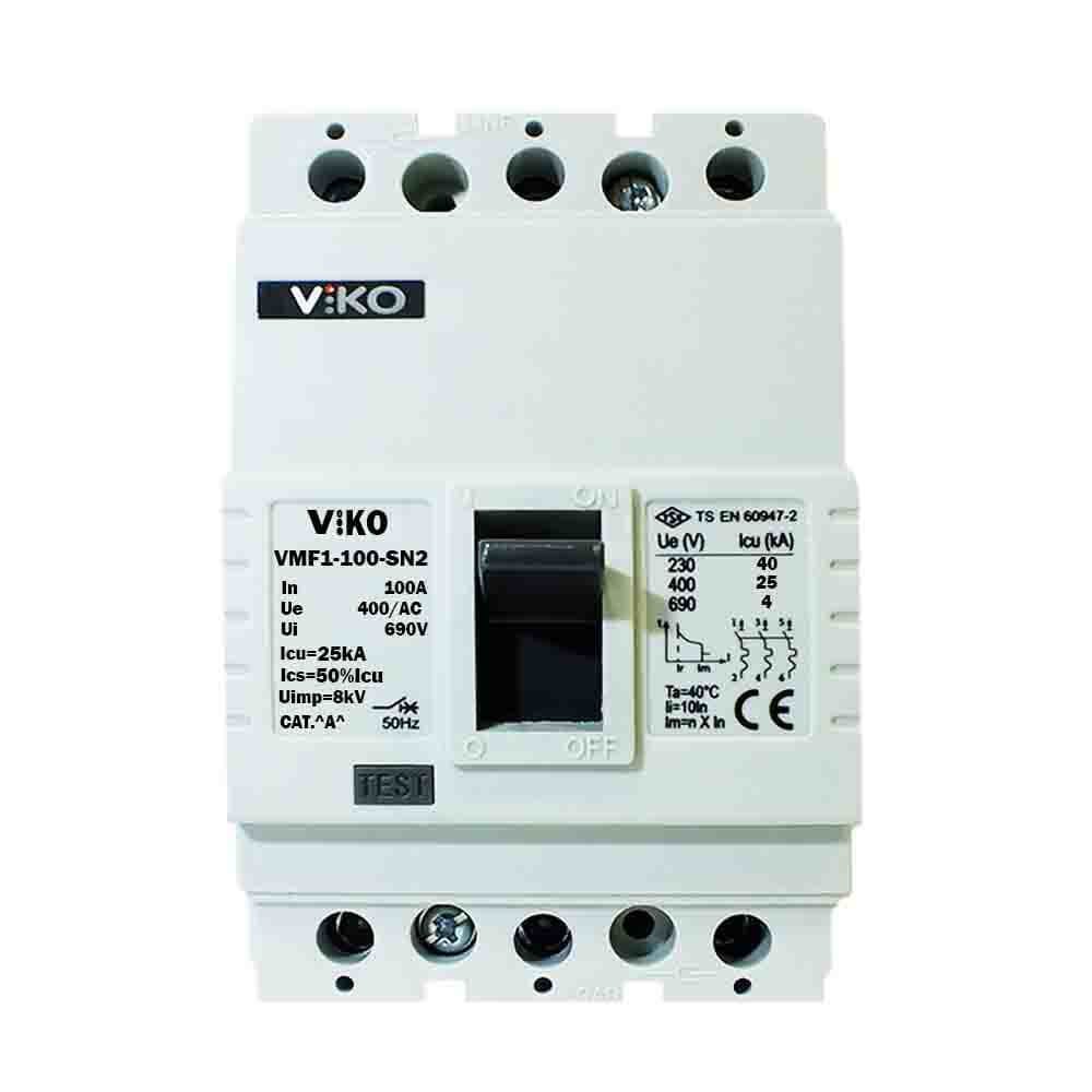 Viko 3x100 25kA 3 Kutuplu Kompakt Şalter VMF1-100-SN2