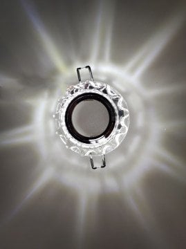 Cata Karanfil Led Çerçeveli Kristal Yuvarlak Dekoratif Cam Spot ct-6595