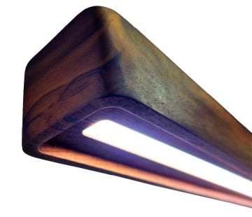 Samsung Led Tridonic Trafolu Sıva Üstü Ahşap Linear Armatür 5x6 Cm Kasa Linear Aydınlatma