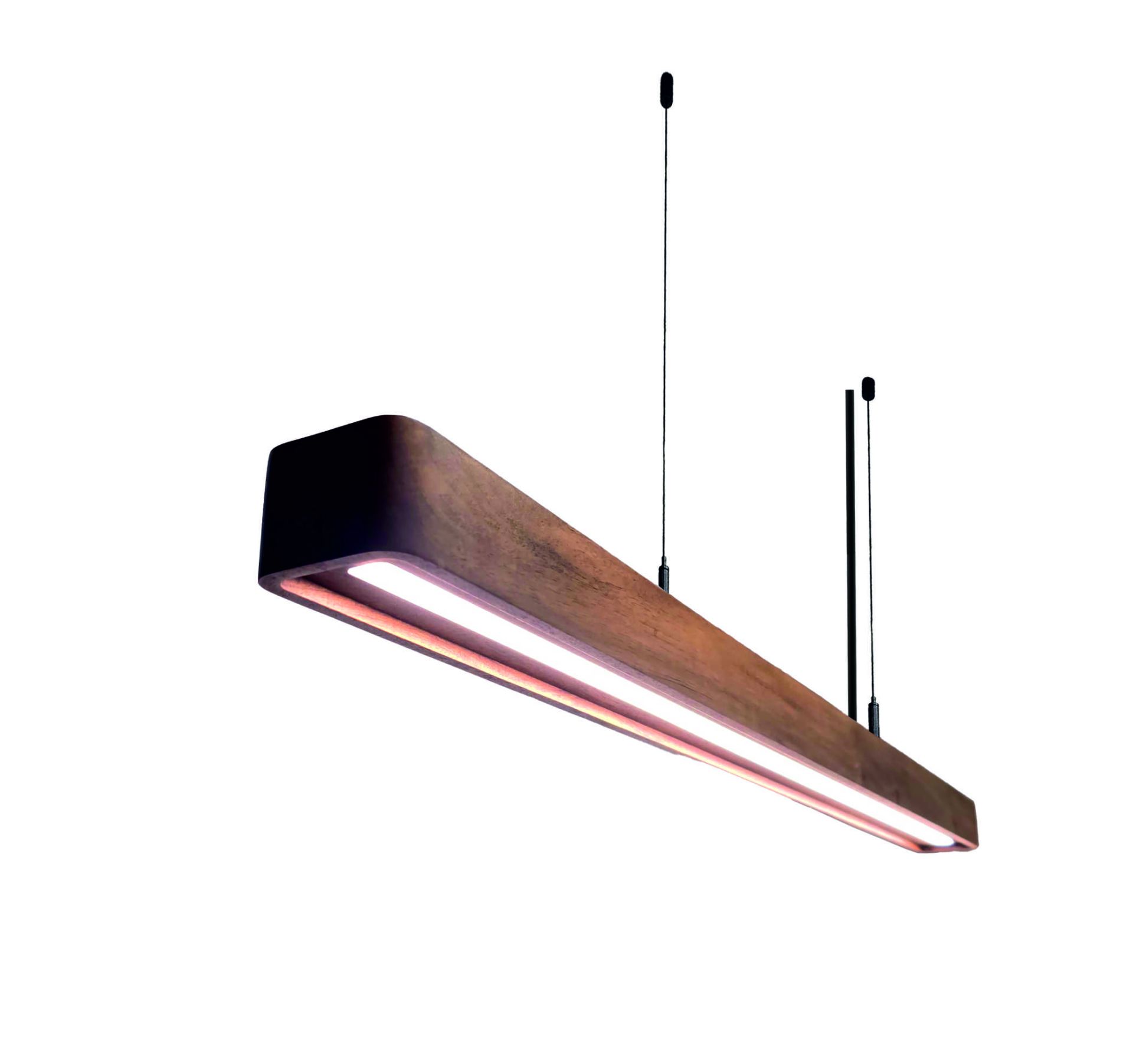 Samsung Led Tridonic Trafolu Sıva Üstü Ahşap Linear Armatür 5x6 Cm Kasa Linear Aydınlatma