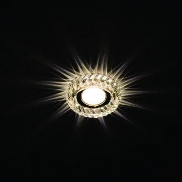 Cata Gardenya Led Çerçeveli Kristal Yuvarlak Dekoratif Cam Spot ct-6600