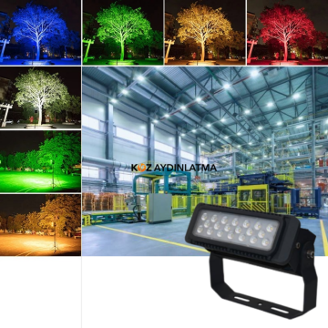 Osram Led 100 Watt Led Projektör Aydınlatma Armatürü YEŞİL